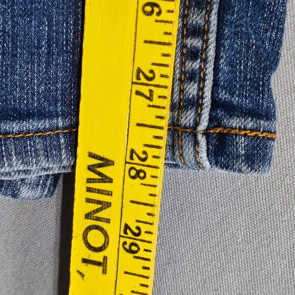 Levi's 511 jeans men's youth size 16 reg / W28/L28 denim blue slim fit straight - Picture 12 of 13